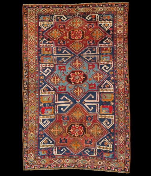 tappeto-caucasico-antico-Kazak-Daghestan