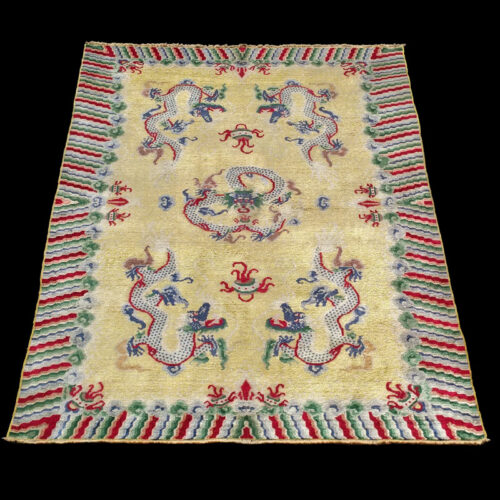 tappeto-cinese-antico-Pechino-a-draghi-seta