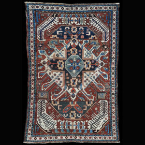 tappeto caucasico antico KAZAK CHELABERD-ADLER